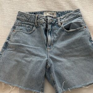 Dynamite Light Blue Jean Shorts